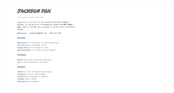 Desktop Screenshot of jacksonfox.org