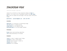 Tablet Screenshot of jacksonfox.org